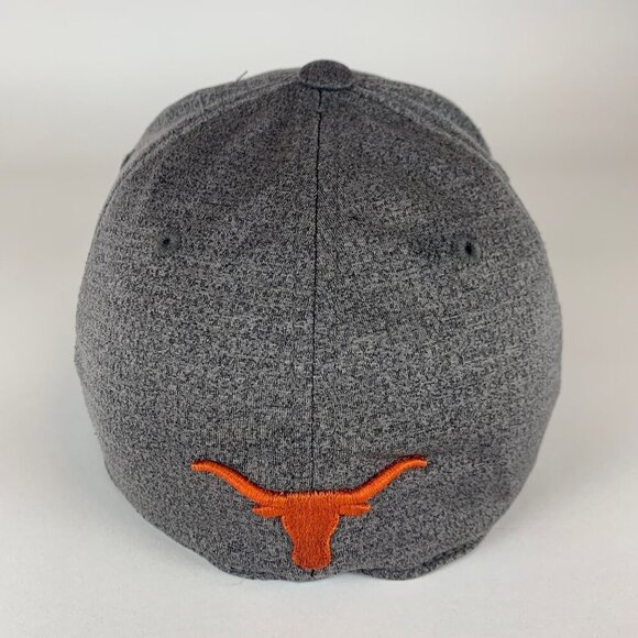Texas Longhorns NCAA Gray Stretch Fitted Hat Mens One Size - Picture 3 of 5